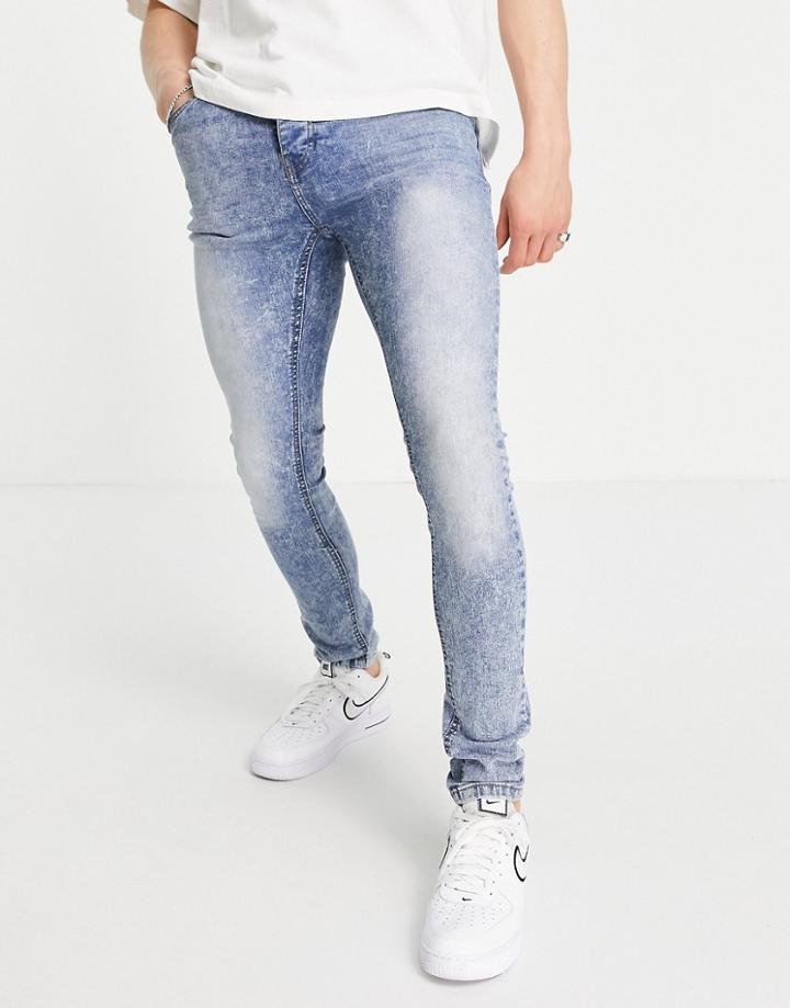 Good For Nothing Skinny Jeans In Light Blue-blues