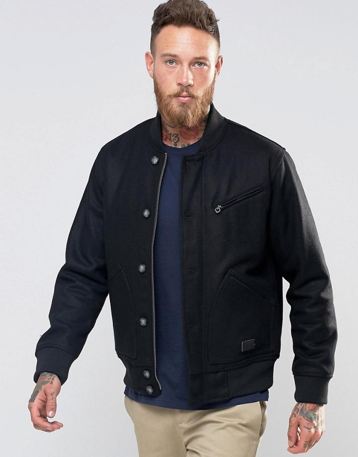 Lee Bomber Jacket Black Woolrich - Black