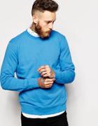 Ymc Sweatshirt In Neon Blue - Blue