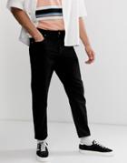Asos Design Classic Rigid Jeans In Black