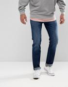 Lee Rider Slim Fit Jean Mid Wash - Blue