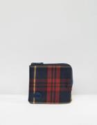 Mi-pac Tumbled Coin Purse In Tartan - Red