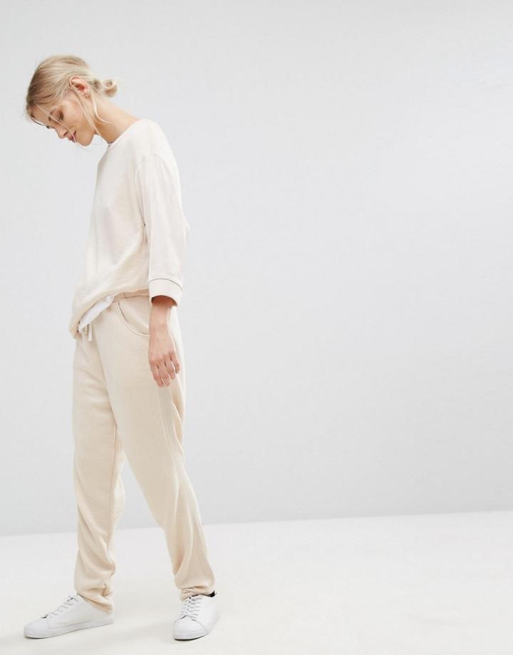 Max & Co Doppiere Luxury Jogger Co-ord - Cream