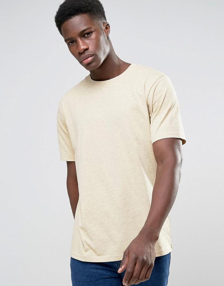Weekday Frank Overdye T-shirt - Yellow