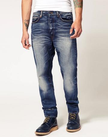 Vivienne Westwood Anglomania For Lee Low Crotch Jean - Blue