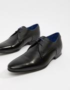Ted Baker Peair Derby Shoes In Black Leather