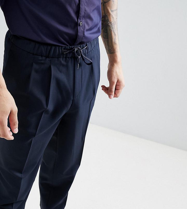 Noak Wide Leg Pants - Navy