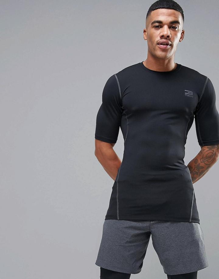 Jack & Jones Tech Compression T-shirt - Black