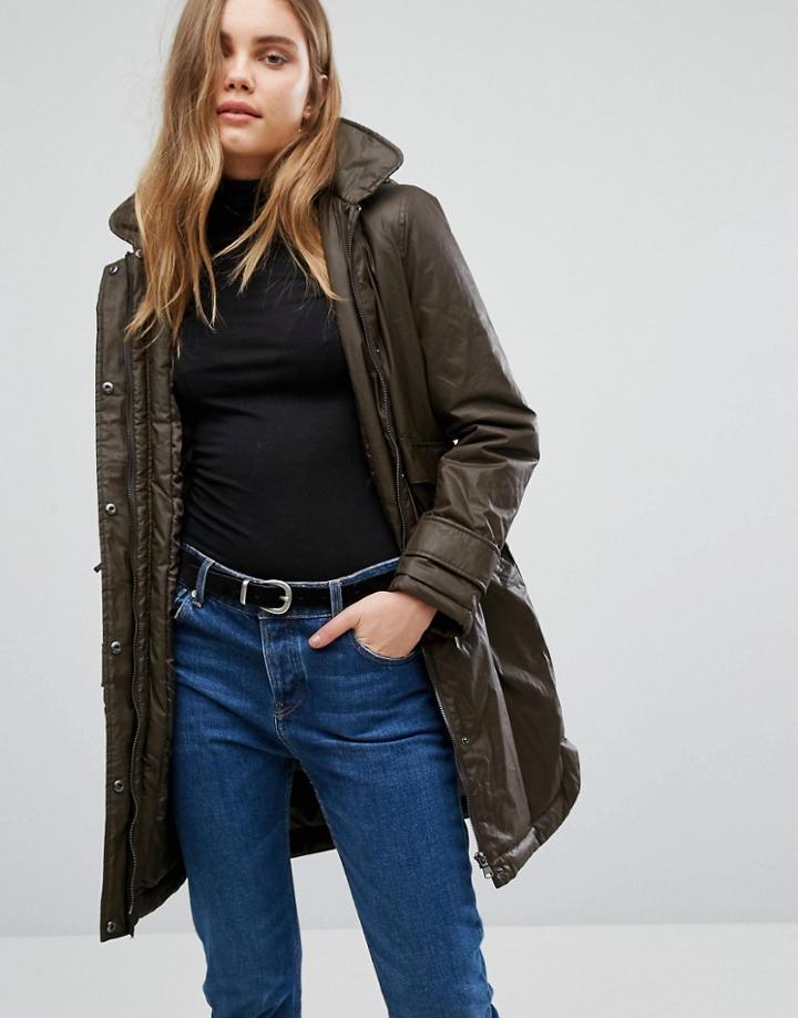 Warehouse Waxed Parka - Green