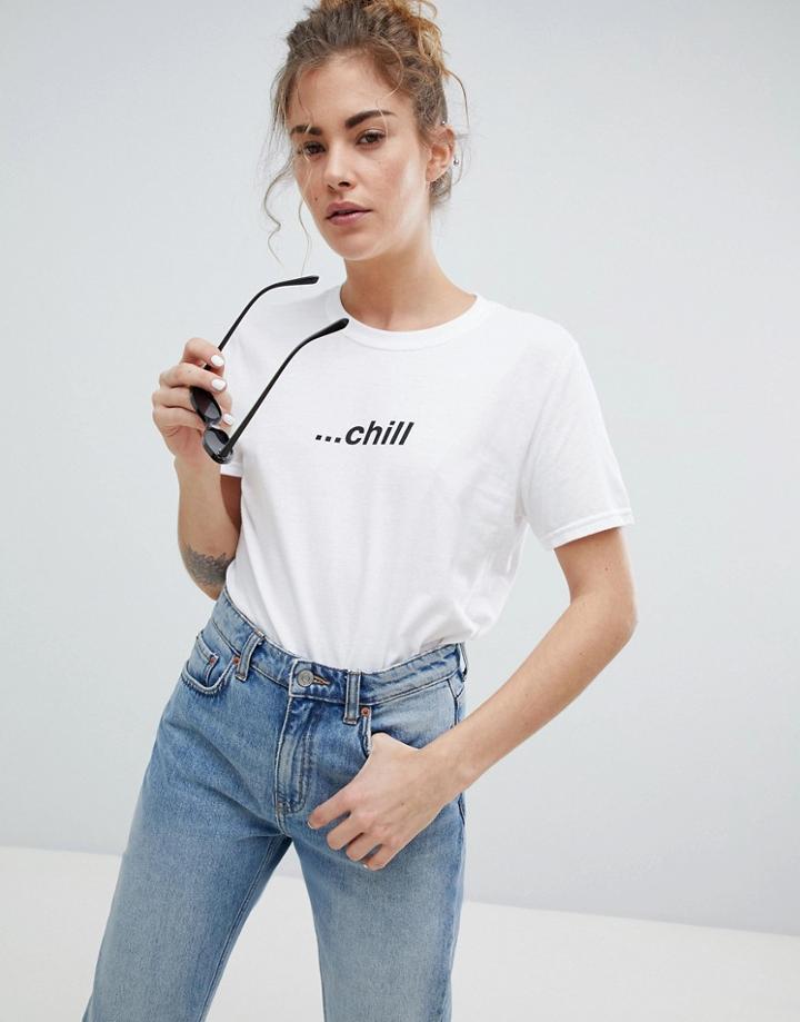 Adolescent Clothing Chill T-shirt - White