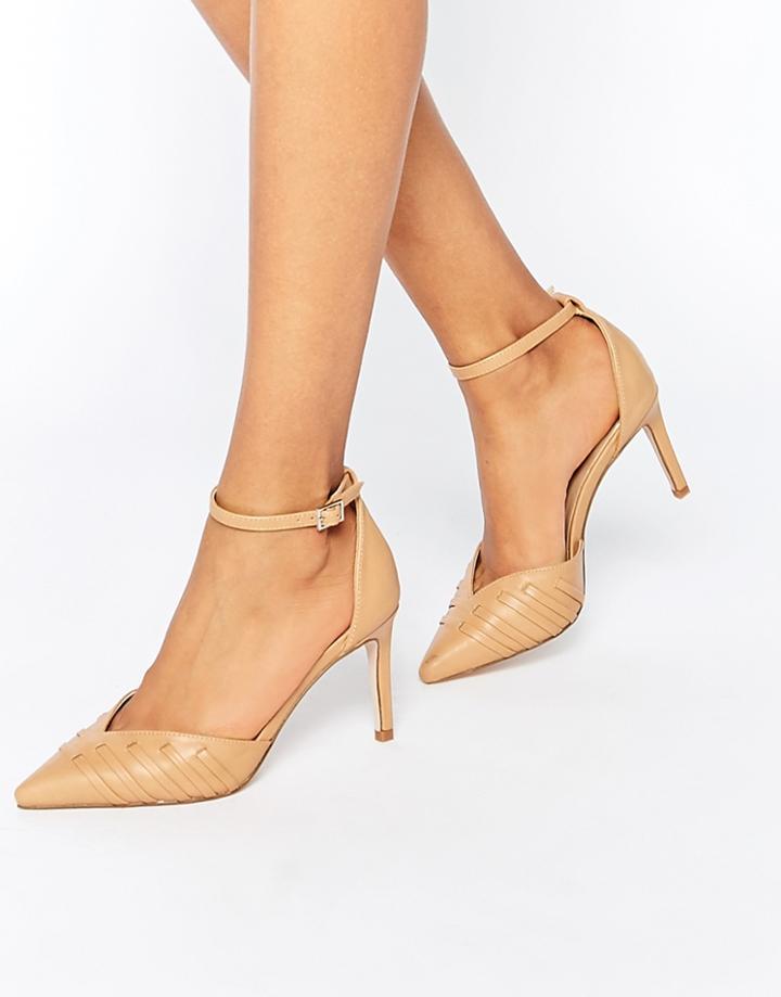Asos Spellbound Caged Heels - Natural