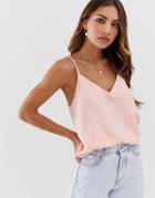 Asos Design Eco Swing Cami With Double Layer