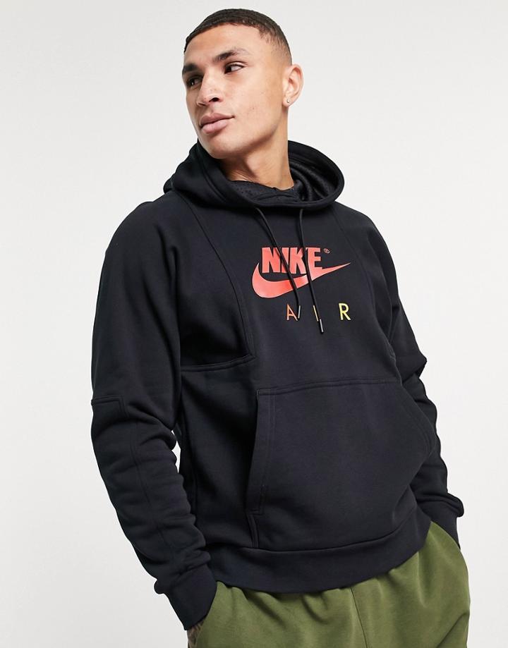 Nike Air Fleece Hoodie In Black