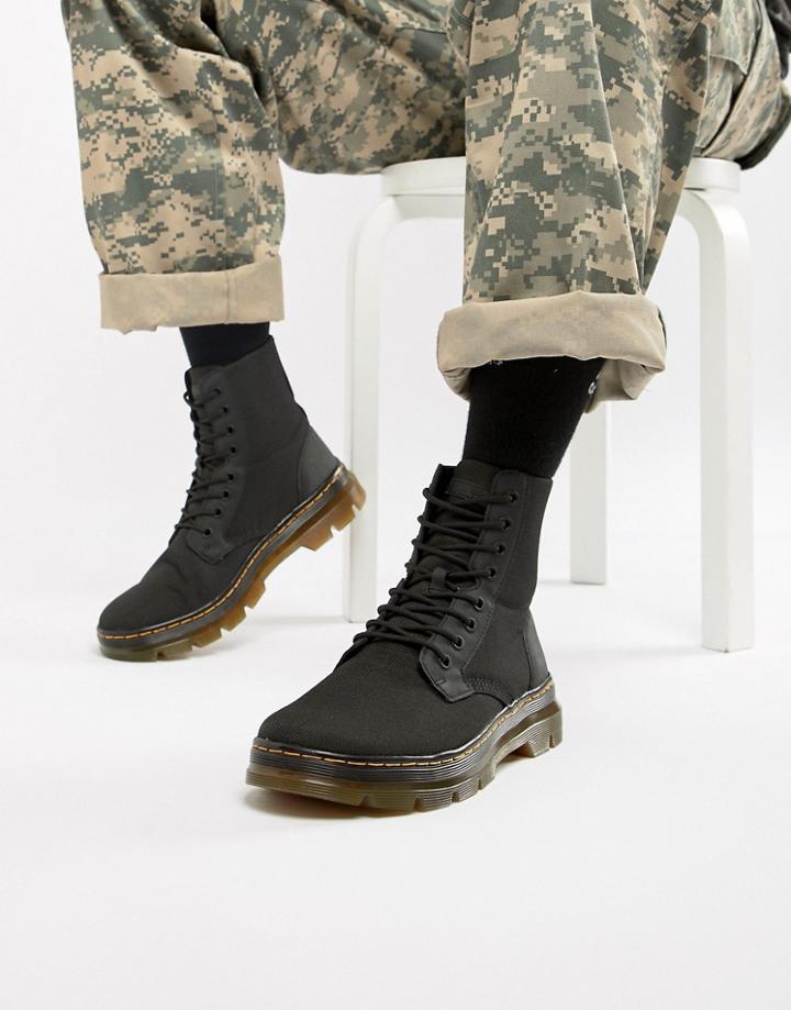 Dr Martens Combs Tech Boots In Black