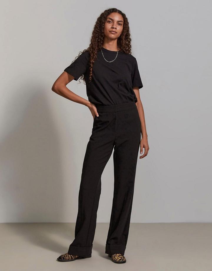 Y.a.s High Waist Tailored Pants In Black - Part Of A Set