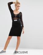 Puma Exclusive To Asos Bodycon Skirt Co Ord - Black