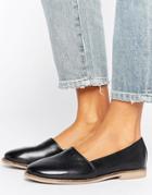 New Look Collapsable Back Loafer - Black