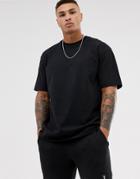 Topman Oversized T-shirt In Black