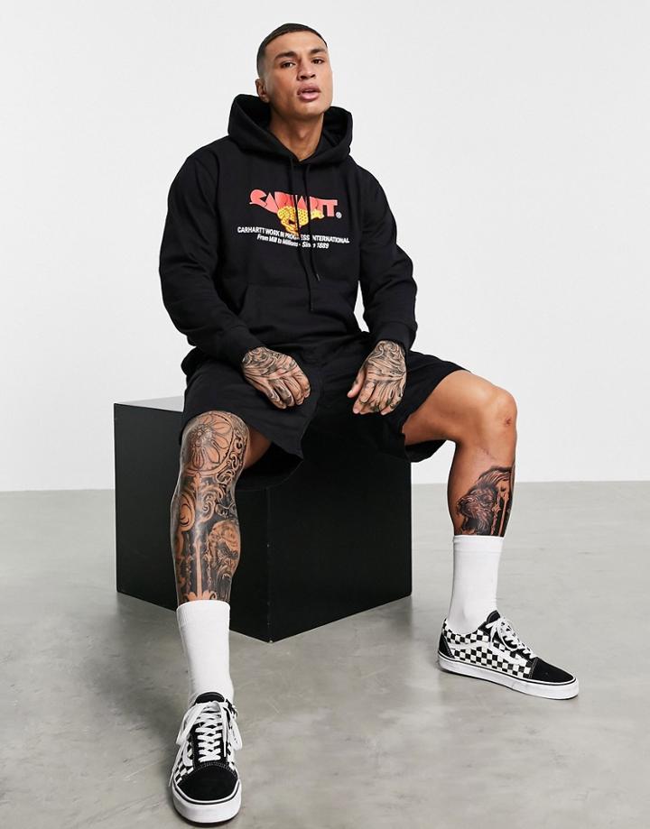 Carhartt Wip Runner Hoodie In Black