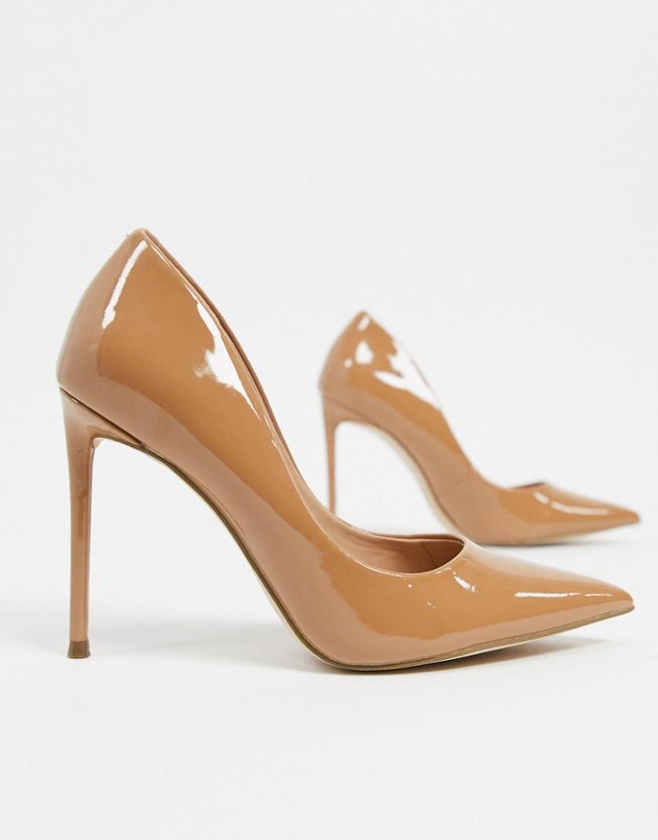 Steve Madden Vala Pointed Heeled Shoe In Camel-neutral
