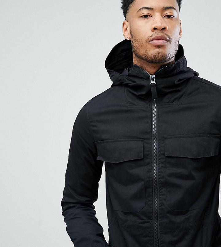 Bellfield Tall Lightweight Parka - Black
