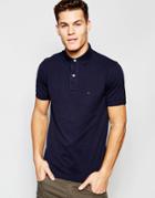 Tommy Hilfiger Polo In Slim Fit In Navy - Navy