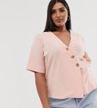 Glamorous Curve Relaxed Blouse-pink