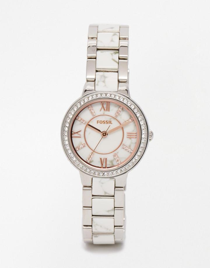 Fossil Silver Virginia Bracelet Watch - Silver