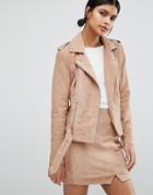 Y.a.s Gwen Suede Jacket - Tan