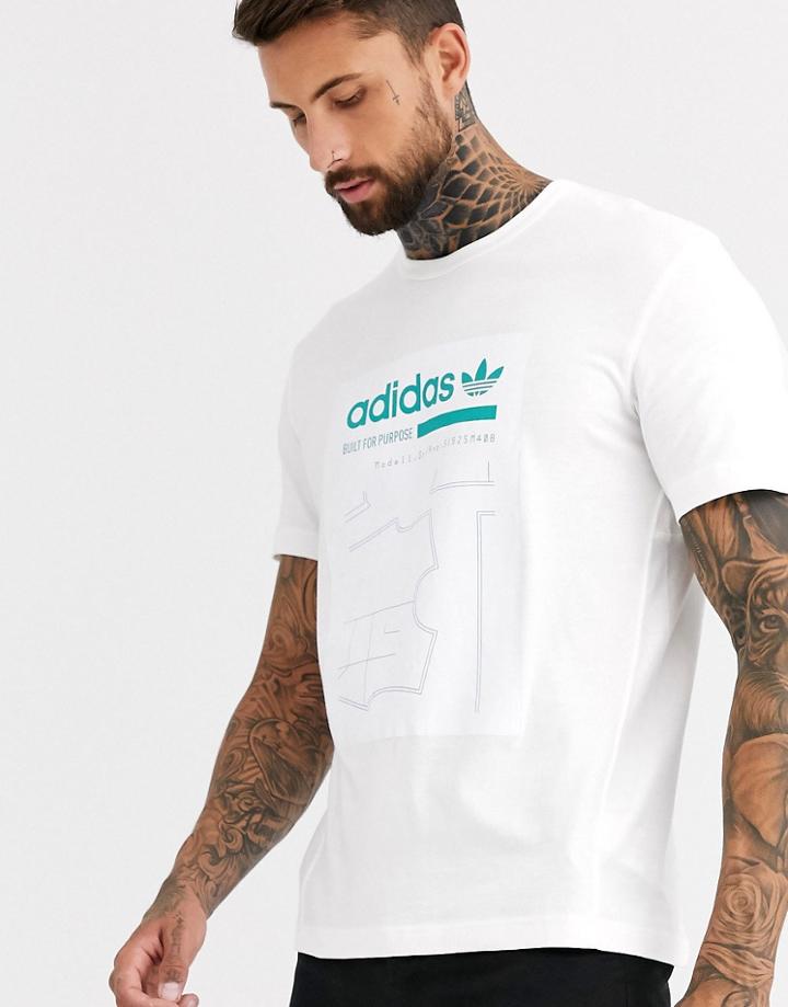 Adidas Originals Graphic T-shirt-white