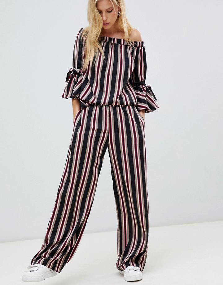 Vila Stripe Two-piece Pants - Multi