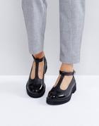 Asos Madison Chunky Flat Shoes - Black