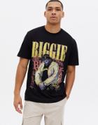 New Look Oversized T-shirt With Biggie Print In Black