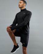 The North Face Mountain Athletics Impulse 1/4 Zip Top In Black - Black