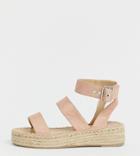 Raid Wide Fit Bellini Blush Espadrille Sandals - Pink