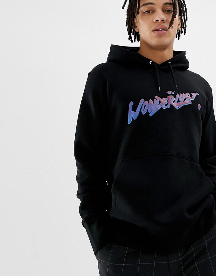 Weekday Hawk Wonderlust Hoodie - Black