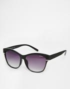 Esprit Retro Sunglasses With Gradient Lens - Black