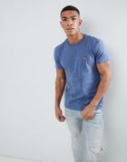 Lyle & Scott Logo T-shirt In Blue - Blue