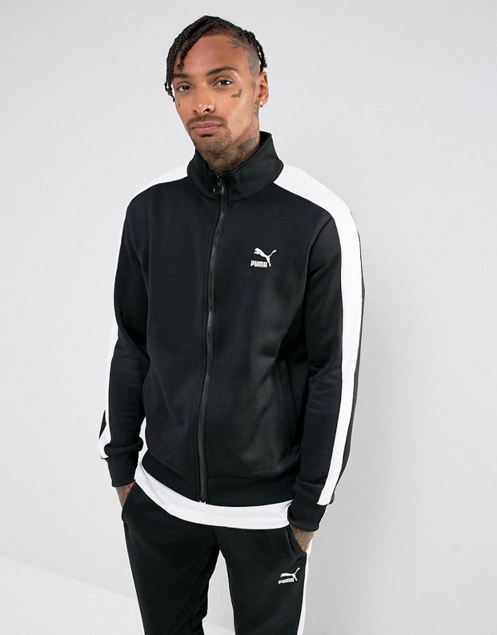 Puma Archive T7 Track Jacket In Black 57331201 - Black
