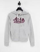 Aeropostale Hoodie In Light Heather Gray - Part Of A Set-grey