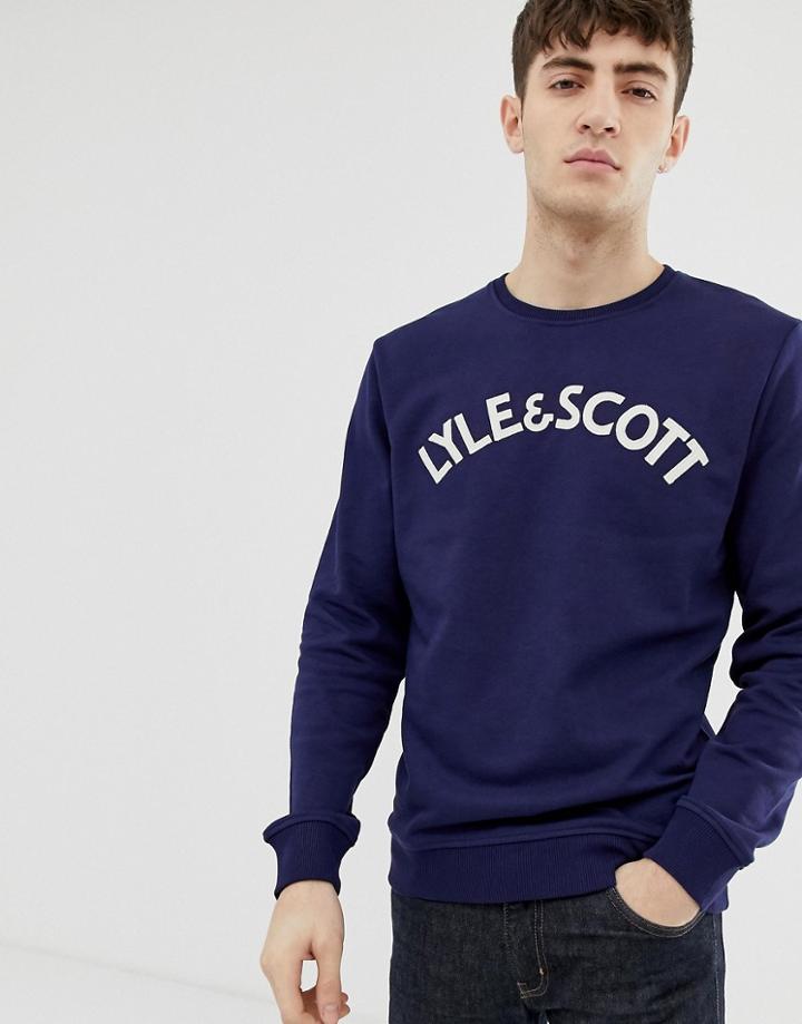 Lyle & Scott Logo Sweatshirt - Navy