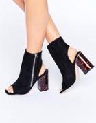 Asos Evolution Side Zip Ankle Boots - Multi