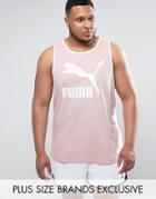 Puma Plus Jersey Tank In Pink Exclusive To Asos - Pink