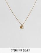 Carrie Elizabeth Initial C Cluster Necklace - Gold
