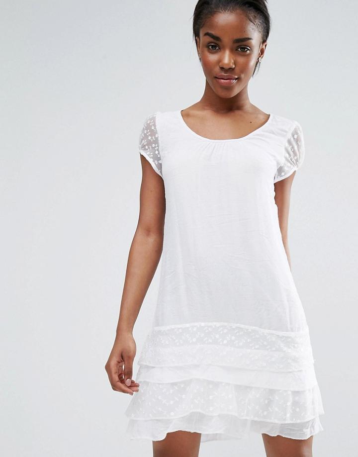 Pussycat London Tunic Dress - White