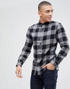 Only & Sons Checked Shirt - Black