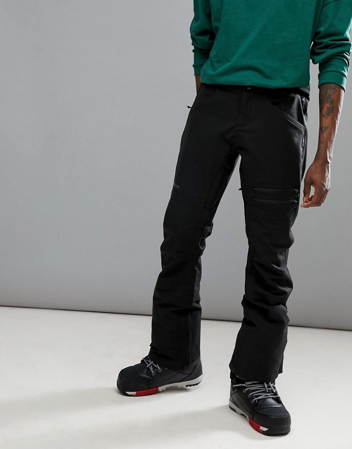 Armada Atmore Stretch Ski Pants Slim Fit In Black - Black