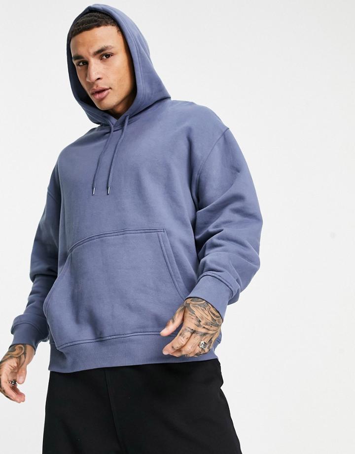 Weekday Kori Hoodie In Blue-blues