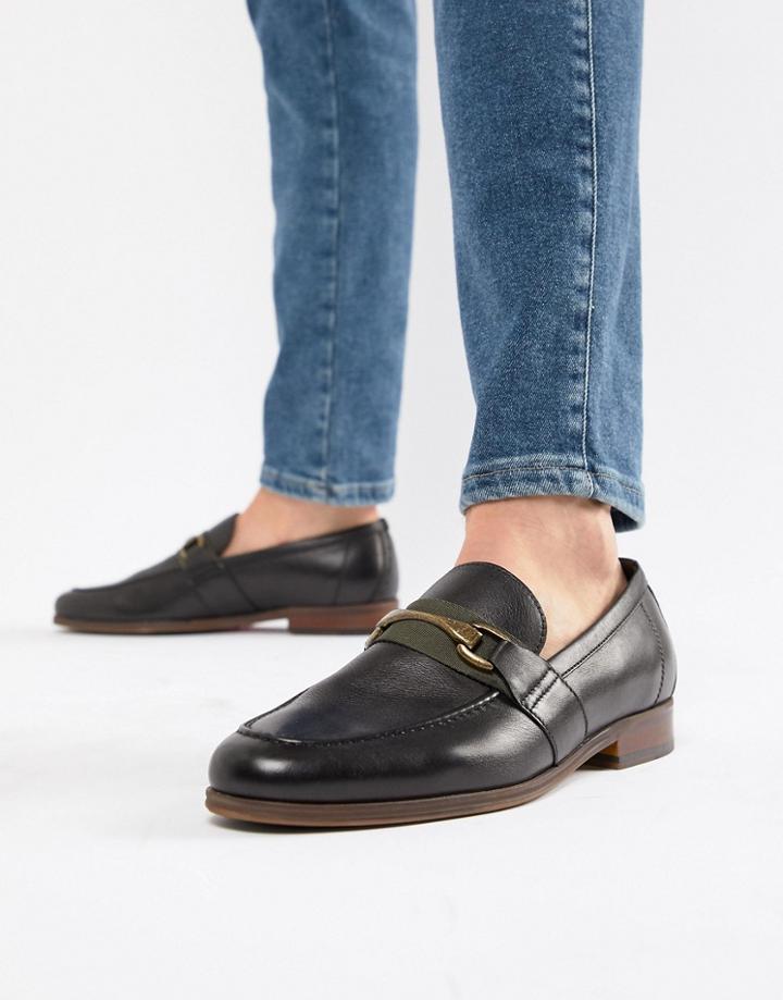 Aldo Gwiradien Bar Loafers In Black Leather