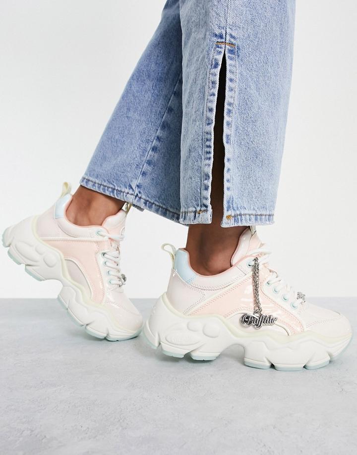 Buffalo Binary Chunky Sneakers In Pastel Multi